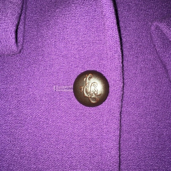 ESCADA Women’s Purple Designer Blazer 34 - Picture 5 of 8